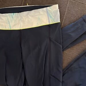Lululemon navy speed leggings